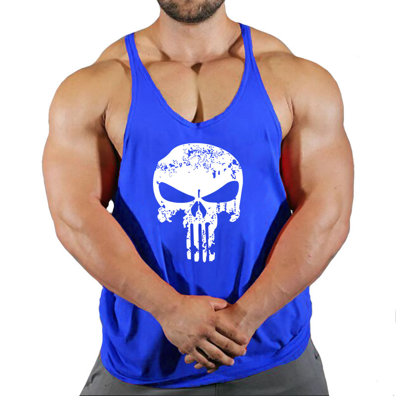 Fitness Clothing Bodybuilding Shirt Men Top for Fitness Sleeveless Sweatshirt Gym T-shirts Suspenders Man Men's Vest Stringer