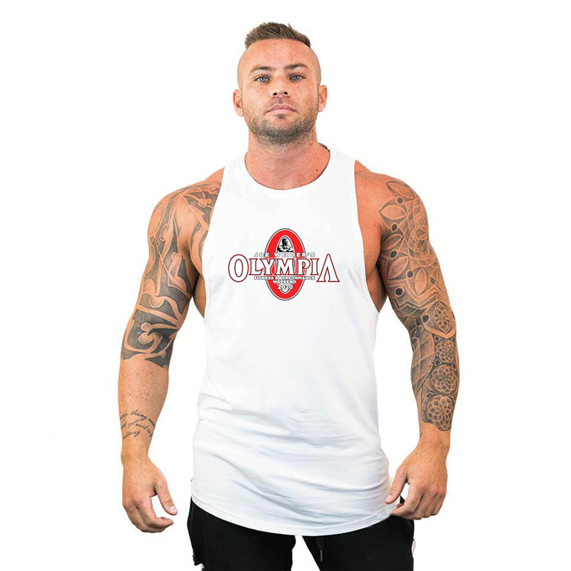 Mens Sports Gym Workout Casual Tank Top Clothing Bodybuilding Fashion Vest Muscle Fitness Singlets Sleeveless Shirt