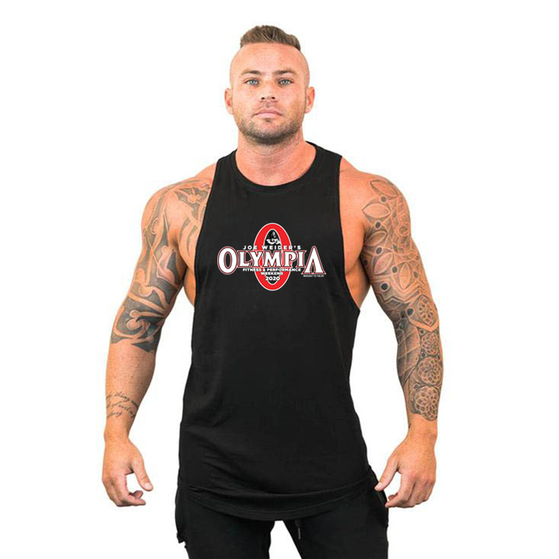 Mens Sports Gym Workout Casual Tank Top Clothing Bodybuilding Fashion Vest Muscle Fitness Singlets Sleeveless Shirt