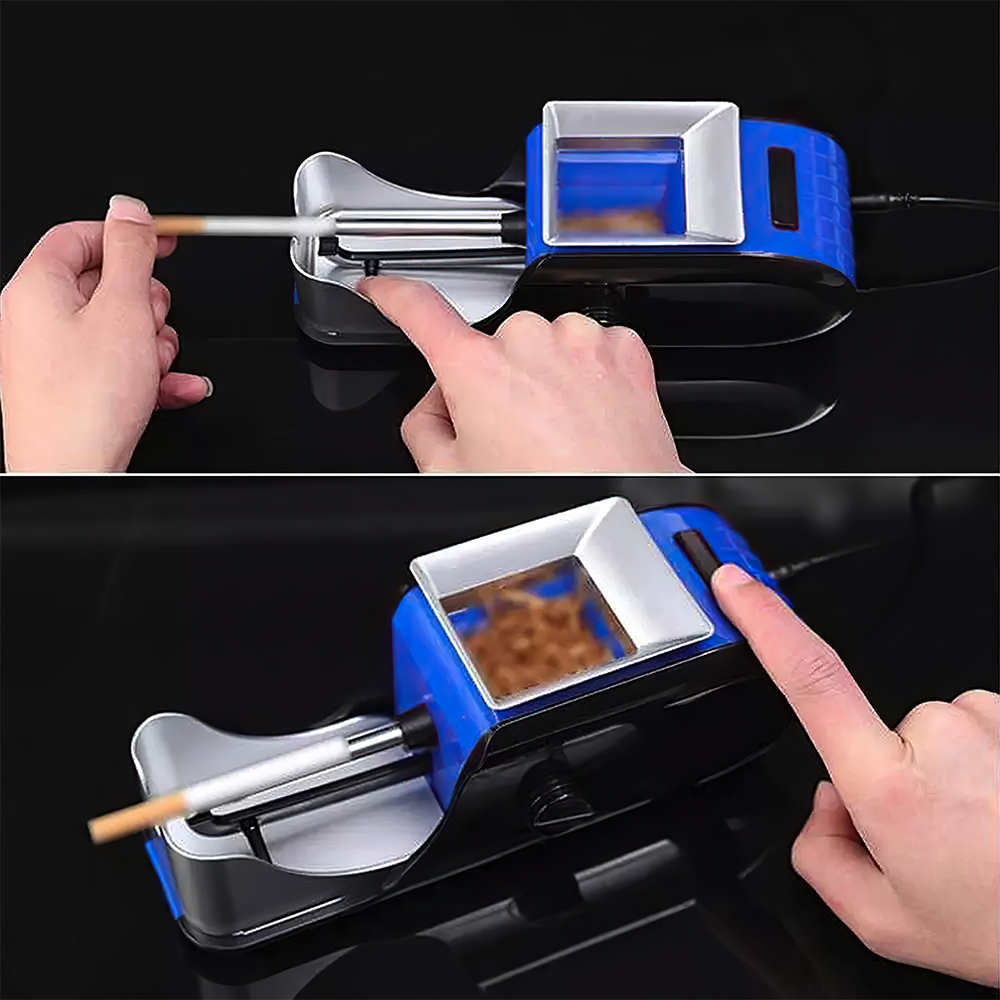 Kitchen Dining room appliances clearance Sale 8mm Electric Cigarette Machine Automatic Tobacco Roller Cigarette Injector Maker Smoking Tool