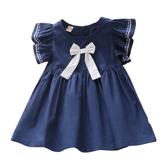 Toddler Dress Summer Sleeveless Birthday Party Princess Dresses Kids Sundress Dresses for 12M to 5Y Baby Girl Clothes