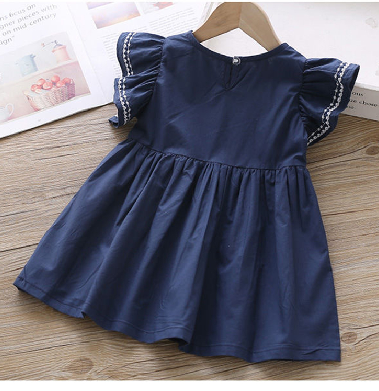 Toddler Dress Summer Sleeveless Birthday Party Princess Dresses Kids Sundress Dresses for 12M to 5Y Baby Girl Clothes