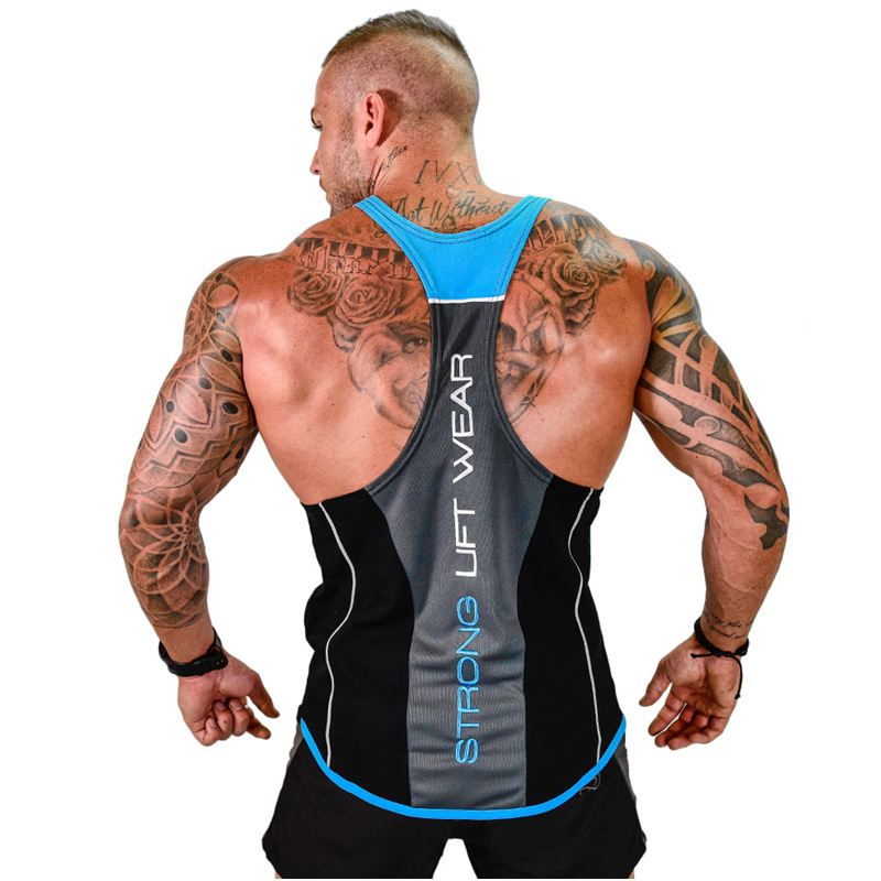 Bodybuilding Tank Tops Men Gym Workout Fitness sleeveless shirt Male Summer Cotton Undershirt Casual Singlet Vest Clothing