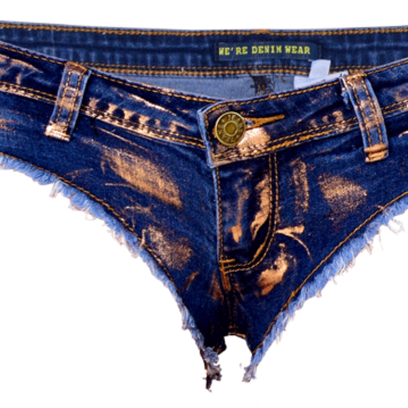 1PC Mini Shorts Sexy Low Waist Denim Micro Shorts Women Party Clubwear Ladies Short Feminino Jeans