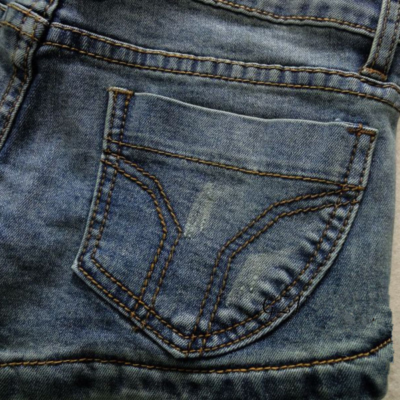 Women Spring Skinny Denim Shorts Stretchy Low Waist Washed Mini Jeans Shorts Female Summer Jeans Soft Shorts Without Belt