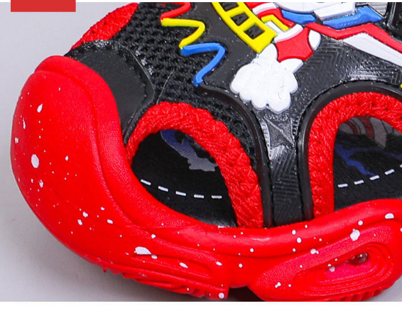 Summer Boys Girls Beach Sneakers Boots LED Luminous Light Shoes Cartoon Children's Baby Kids Flat Sandals