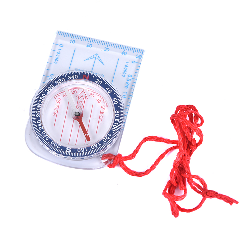 Outdoor Camping Directional Cross-country Race Hiking Special Compass Baseplate Ruler Map Scale Compass Night