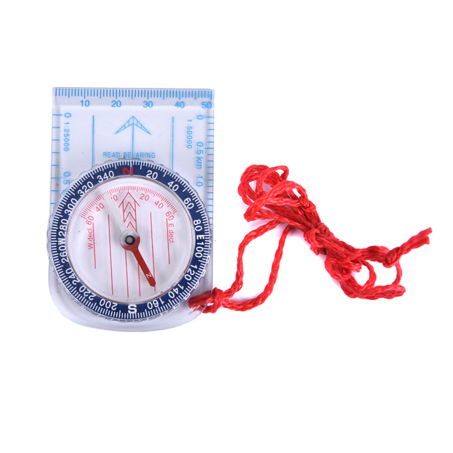 Outdoor Camping Directional Cross-country Race Hiking Special Compass Baseplate Ruler Map Scale Compass Night