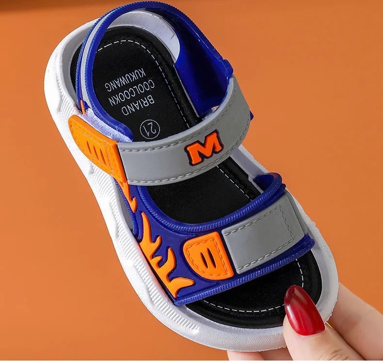 2022 Summer Boys Shoes 1-12 Years Old Baby Children's Sandals Children's Non-slip Sandals Children Soft Bottom Beach Shoes