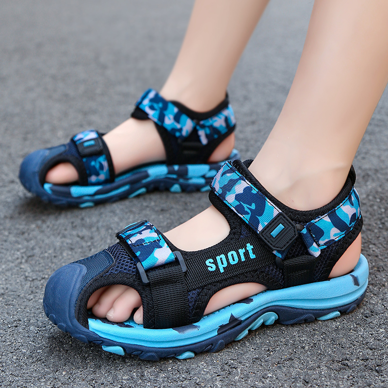 Designer Boys Girls Non-Slip Light Comfortable Sandals Summer Wear-Resistant Sole Outdoor Kids Slippers Clogs Beach Casual Shoes