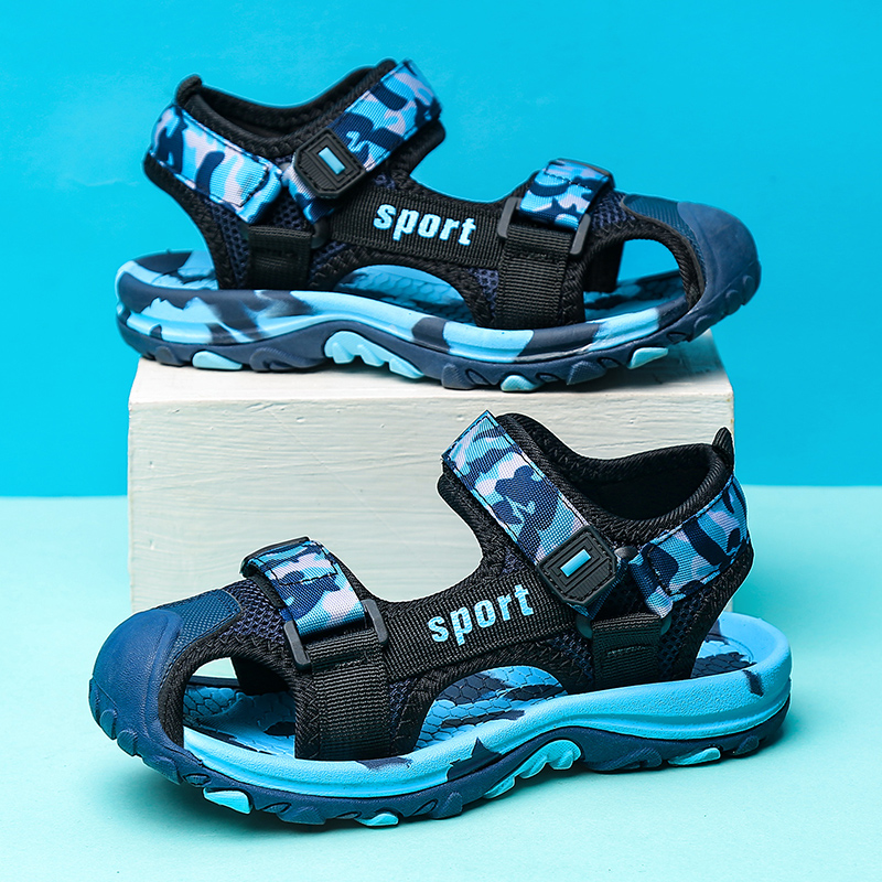 Designer Boys Girls Non-Slip Light Comfortable Sandals Summer Wear-Resistant Sole Outdoor Kids Slippers Clogs Beach Casual Shoes