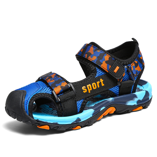 Designer Boys Girls Non-Slip Light Comfortable Sandals Summer Wear-Resistant Sole Outdoor Kids Slippers Clogs Beach Casual Shoes