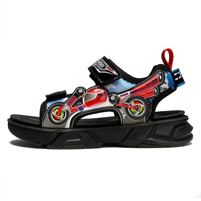 Children Boys Sandals High Quality PU Summer Sandal for Kids Boys Cool Design Kids Sandalias 5-10 Years Kids Shoes   Size 28~38#