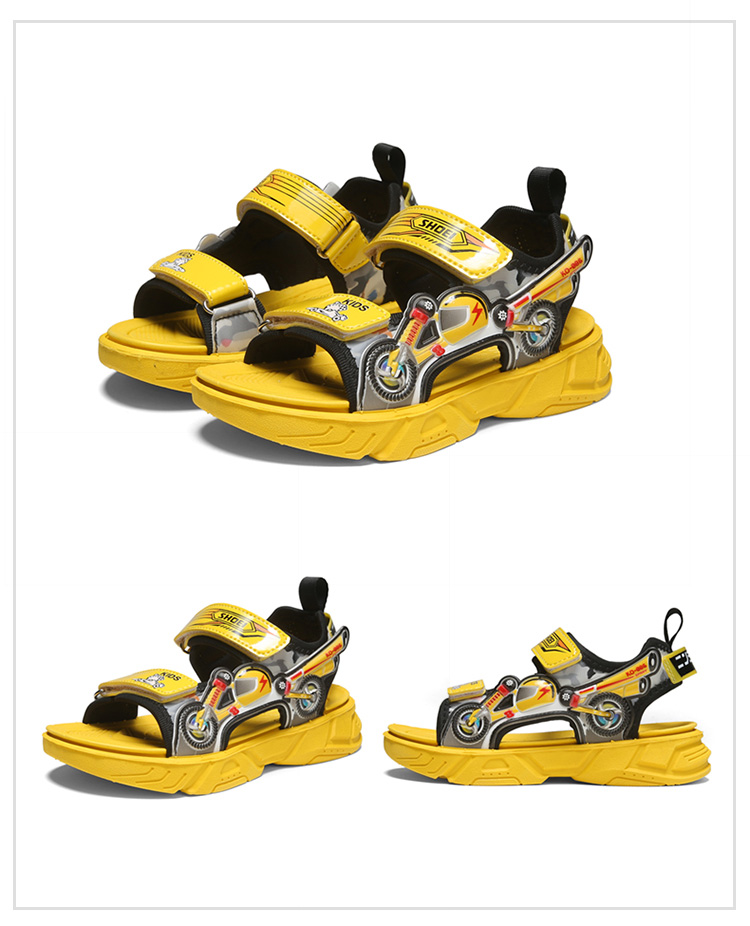 Children Boys Sandals High Quality PU Summer Sandal for Kids Boys Cool Design Kids Sandalias 5-10 Years Kids Shoes   Size 28~38#