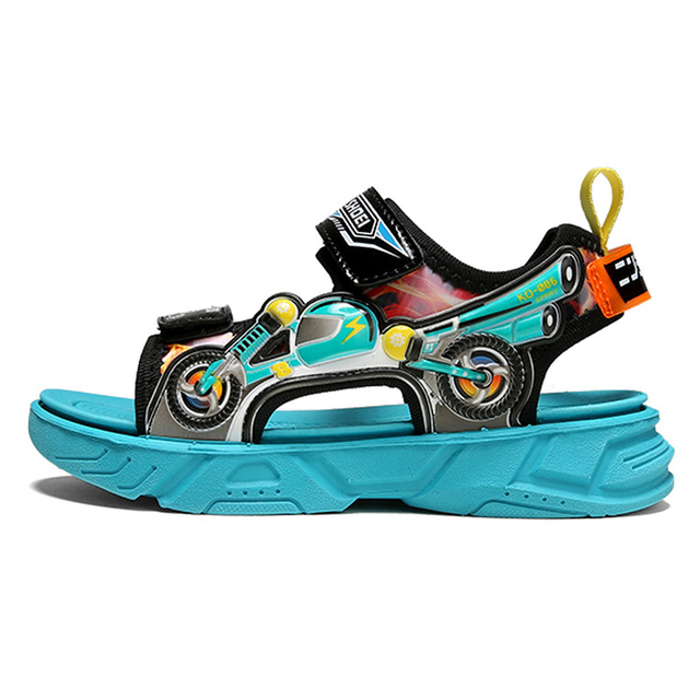 Children Boys Sandals High Quality PU Summer Sandal for Kids Boys Cool Design Kids Sandalias 5-10 Years Kids Shoes   Size 28~38#