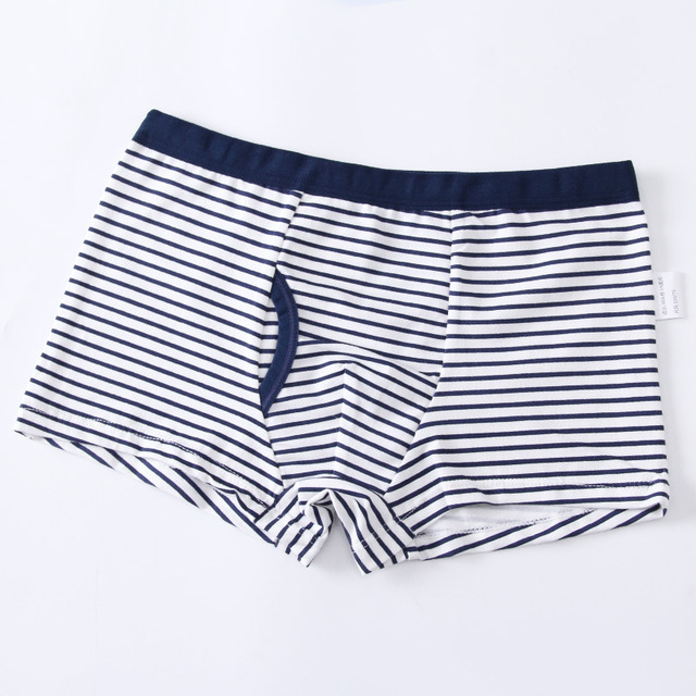 2Pcs Children Boys Underwear Cartoon Children's Shorts Panties Baby Boy Toddler Boxers Stripes Teenagers Cotton Underpants