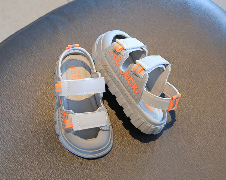 Size 21-30 Kids Summer Casual Soft Bottom Beach Shoes Children Light Sandals For Girls Boys Baby Wear-resistant Toddler Shoe