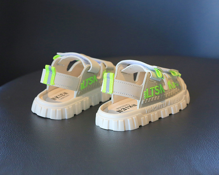 Size 21-30 Kids Summer Casual Soft Bottom Beach Shoes Children Light Sandals For Girls Boys Baby Wear-resistant Toddler Shoe