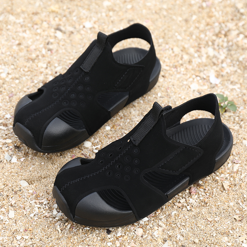 2022 Children's Sandals Summer Boys Casual Shoes Breathable Mesh Casual New Fashion Girls Red Sandals Kids Boy Sneakers