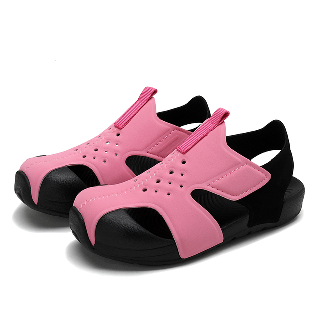 2022 Children's Sandals Summer Boys Casual Shoes Breathable Mesh Casual New Fashion Girls Red Sandals Kids Boy Sneakers
