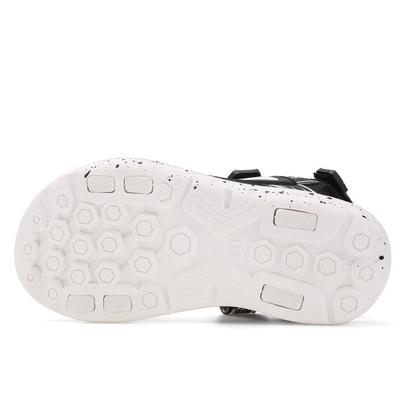 Spring Summer Brand Kids Sandals Boys Girls Beach Shoes Breathable Flat Sandals PU Leather Children Outdoor Shoes Size 28-40