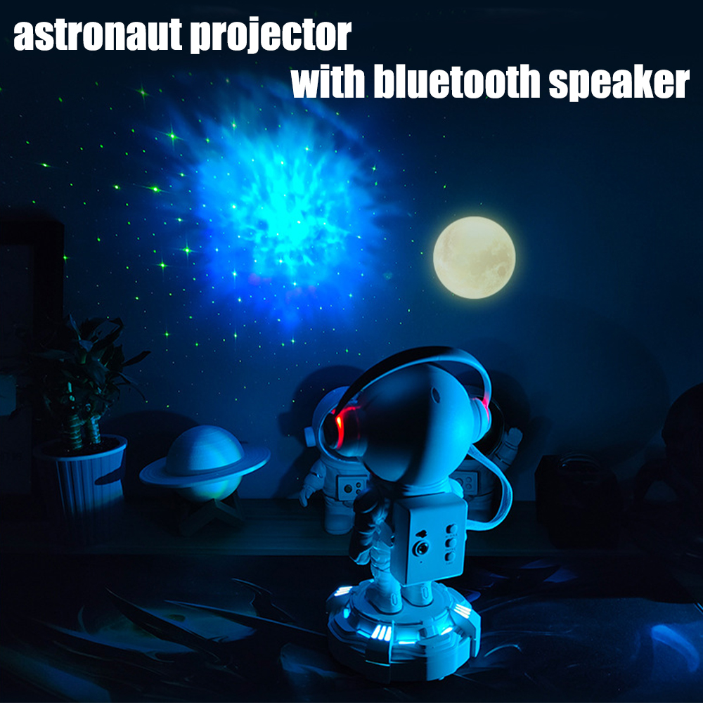 Astronaut Projector Bluetooth Speaker Star Projector Galaxy Projector Led Projector Lamps For Bedroom Lamps For Bedroom Gift