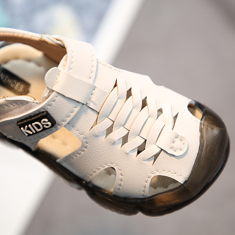 Baby Shoes Summer Toddler Boys Sandals Leather Soft Sole Prewalker Casual Beach Shoes For Kids Sport Sandal 0-4 Years Children