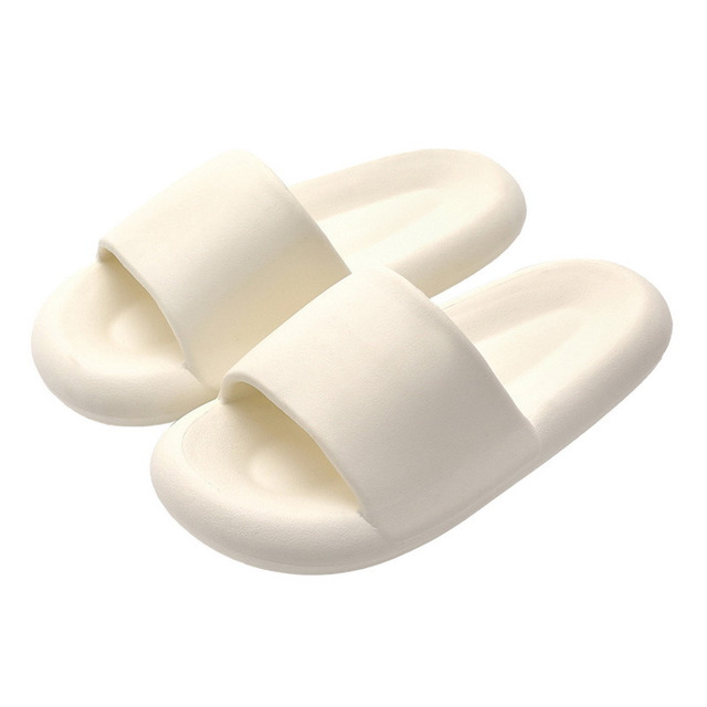 New Slippers Couple Home Outdoor Slippers Summer Beach Unisex Bedroom Shoes Ladies Thick Sole