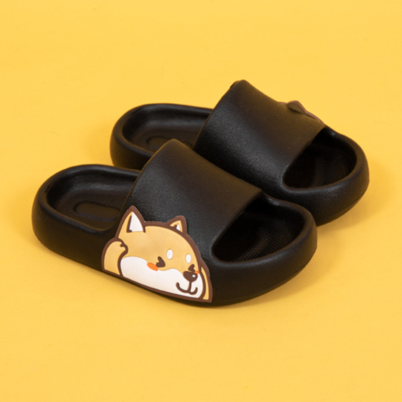 New Children Slipper Spring Summer Cartoon Cute Shiba Inu Non-slip Home Bathroom Baby Sandals Slippers Kids Baby Shoes