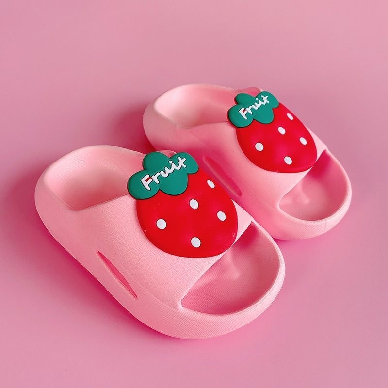 Cartoon Kids Slippers for Boys Summer Beach Indoor Slippers Cute Girl Shoes Home Soft Non-Slip Cute Children Slippers