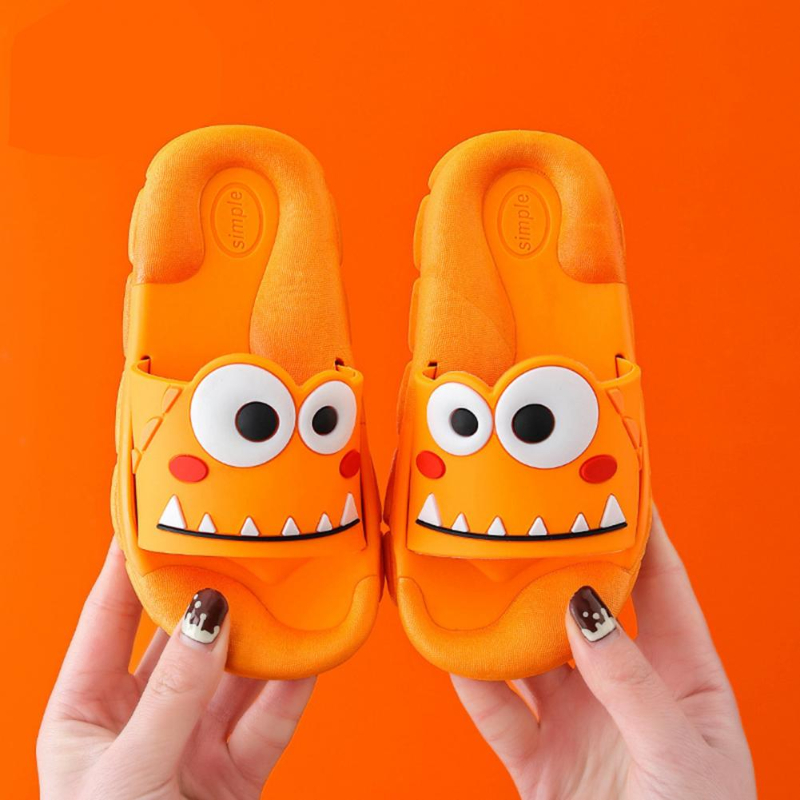 Cartoon Kids Slippers for Boys Summer Beach Indoor Slippers Cute Girl Shoes Home Soft Non-Slip Cute Children Slippers