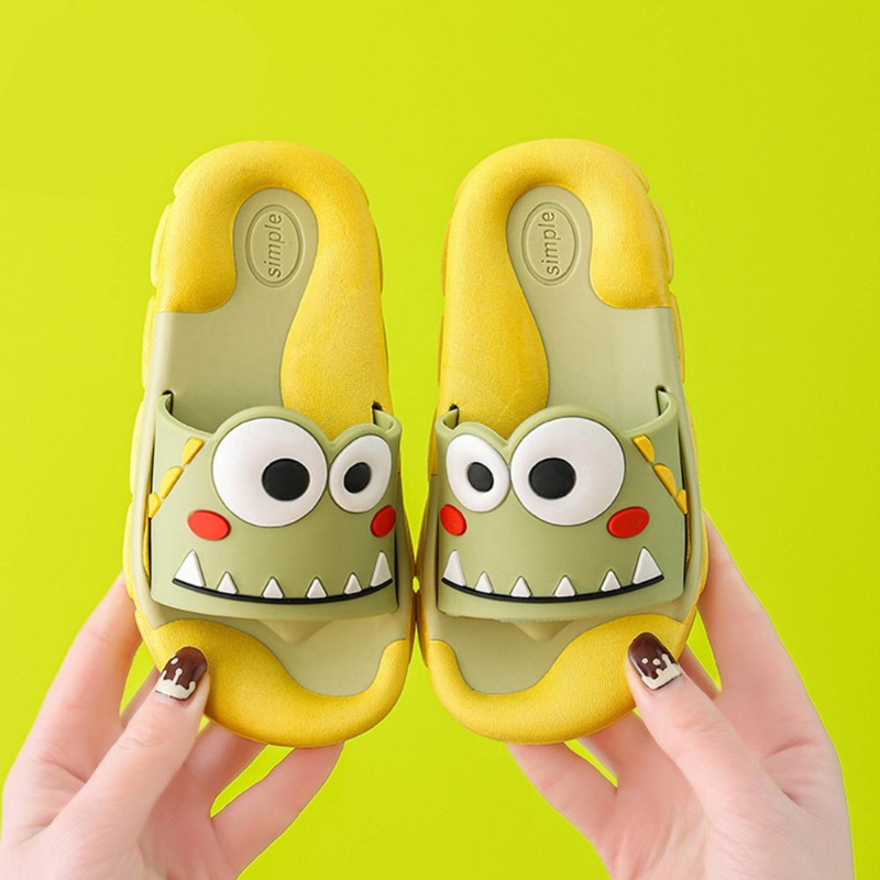 Cartoon Kids Slippers for Boys Summer Beach Indoor Slippers Cute Girl Shoes Home Soft Non-Slip Cute Children Slippers