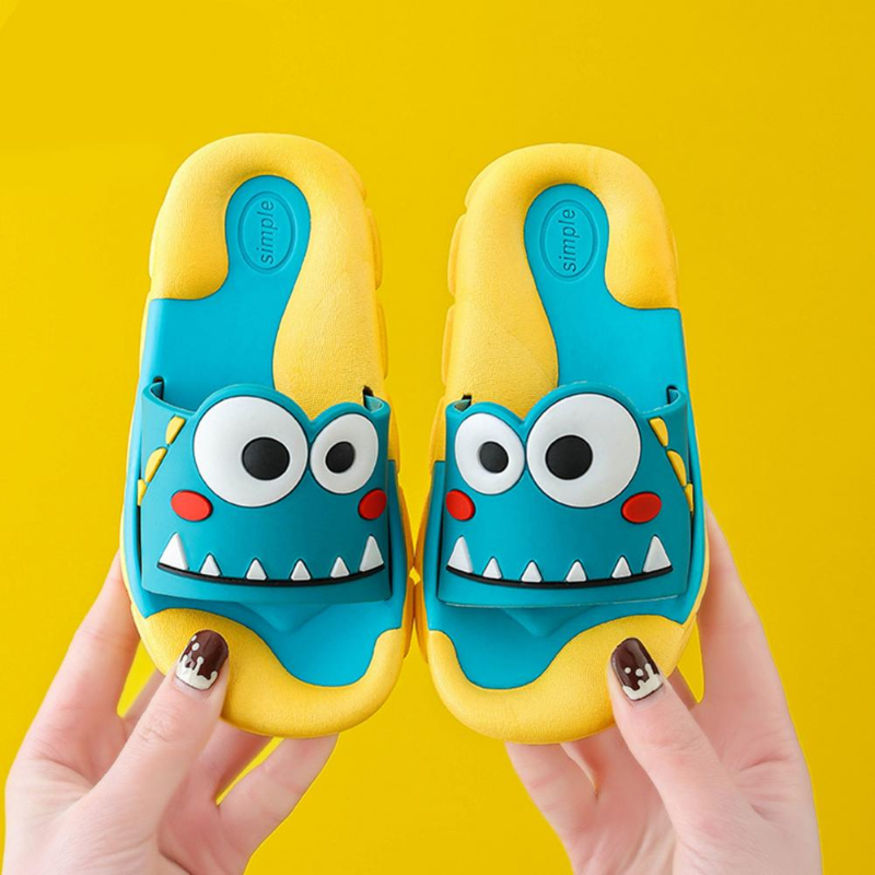 Cartoon Kids Slippers for Boys Summer Beach Indoor Slippers Cute Girl Shoes Home Soft Non-Slip Cute Children Slippers