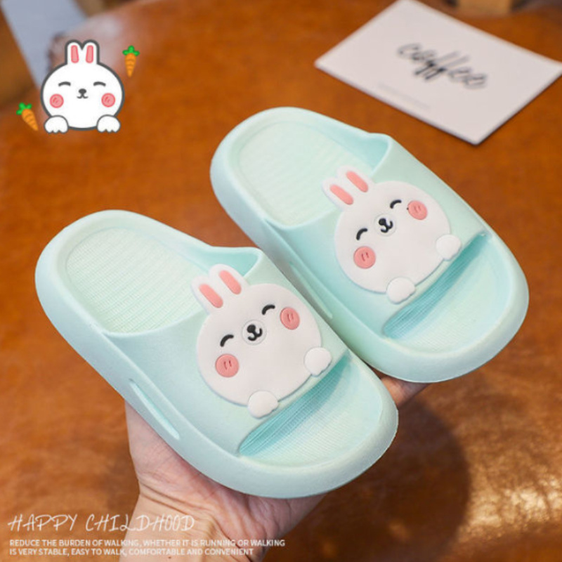 Children's Slippers Summer Non-slip Bath Cartoon Household Children Slipper  Kids Baby Shoes