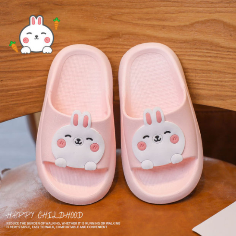 Children's Slippers Summer Non-slip Bath Cartoon Household Children Slipper  Kids Baby Shoes