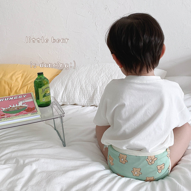 3Pcs/Lot summer alphabet baby underwear cartoon cotton boys and girls underwear