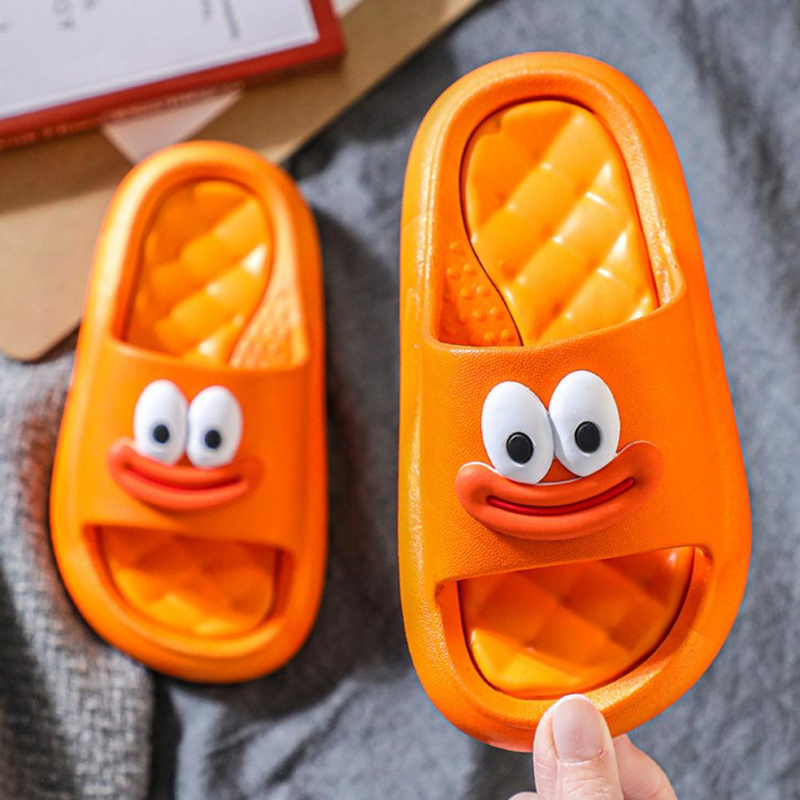 Casual EVA Soft Thick Sole Unisex Indoor Slippers Home Slippers Children Fashion Summer Beach Slides Outdoor Sandals Shoes
