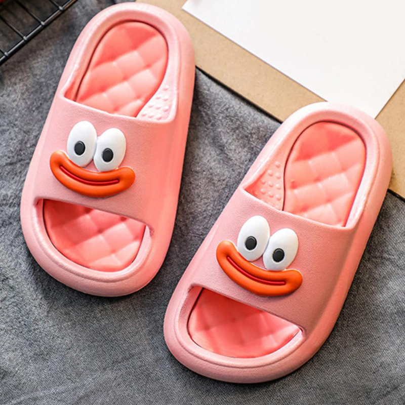 Casual EVA Soft Thick Sole Unisex Indoor Slippers Home Slippers Children Fashion Summer Beach Slides Outdoor Sandals Shoes