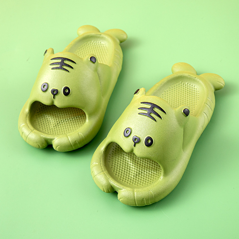 Children slippers Fashion Anime Tiger Summer Solid Color Kids Casual Home Slipper Eva Baby Shoes Beach Slides shower slippers
