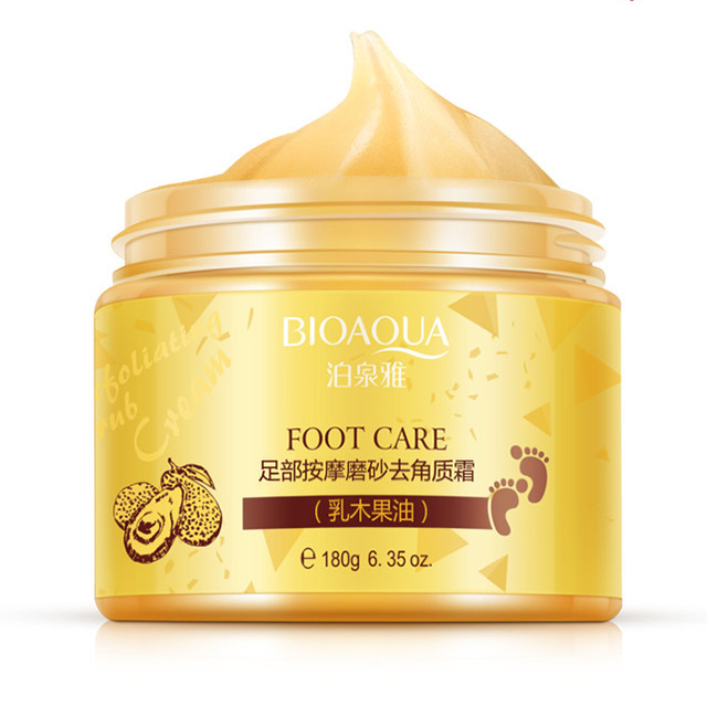 180g Shea Butter Exfoliating Foot Cream Moisturizing Scrub Feet Pedicure Cream Tender Peeling Skin Care