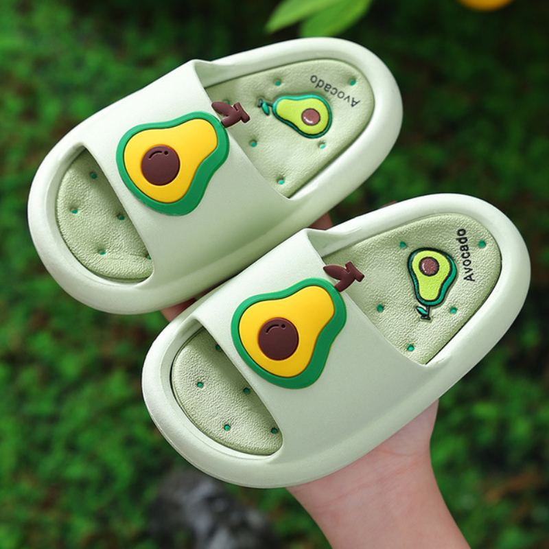 Girl Cute Cartoon Indoor Household Non-slip Soft Bottom Bathroom Girl Baby Princess Slippers Shoes Kids Baby