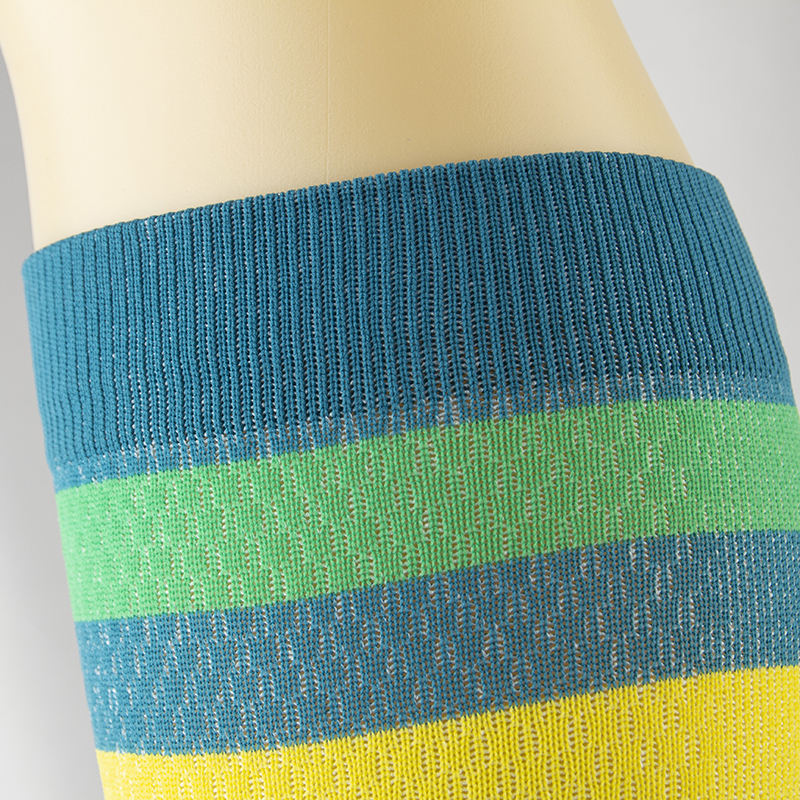 1Pair New Unisex Compression Stockings Leg Support Varicose Veins Socks Striped High Elastic Running Marathon Sport Gym Stocking