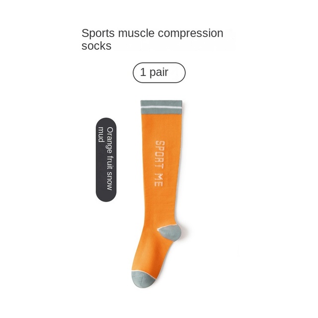 Sports Muscle Compression Socks Women's Professional Fitness Running Jump Rope Pressure Stovepipe Calf Socks