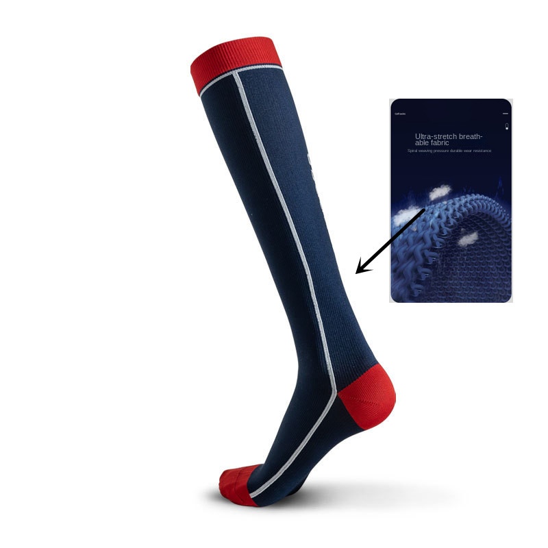 Sports Muscle Compression Socks Women's Professional Fitness Running Jump Rope Pressure Stovepipe Calf Socks