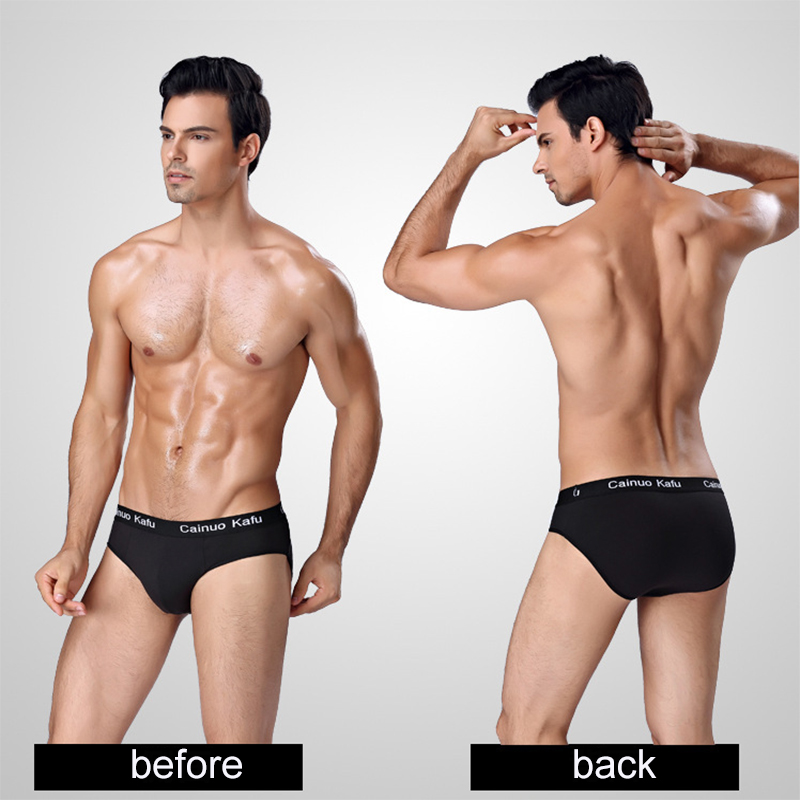 5 Pcs Fashion Men's Briefs Pure Cotton Breathable Underwear Designer Homme Boxers Panties