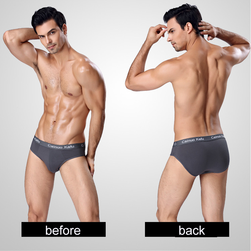 5 Pcs Fashion Men's Briefs Pure Cotton Breathable Underwear Designer Homme Boxers Panties