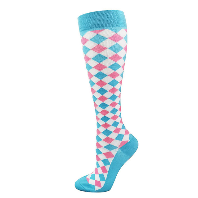 Compression Socks Outdoor Riding Elastic Sports Banana Pear Cartoon Cherry Dog Cat Toucan Stockings Pressure Compress