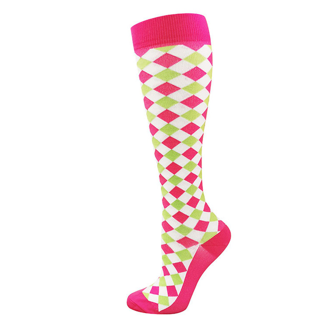 Compression Socks Outdoor Riding Elastic Sports Banana Pear Cartoon Cherry Dog Cat Toucan Stockings Pressure Compress
