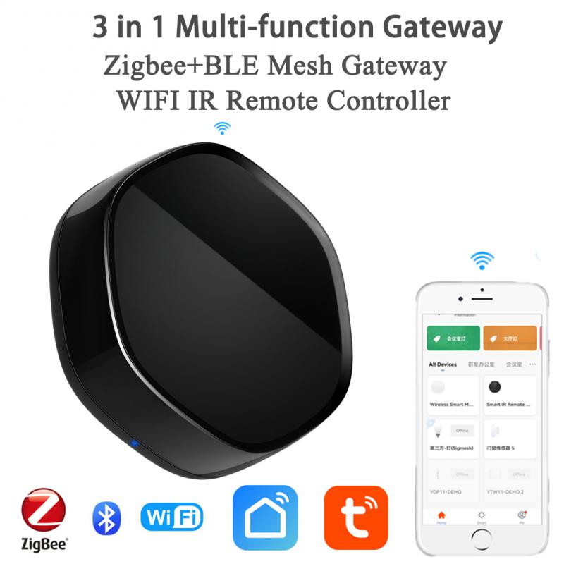 Bluetooth Multi-Mode Gateway WiFi IR Wireless Remote Controller Smart Home Bridge Works With Alexa Google Home