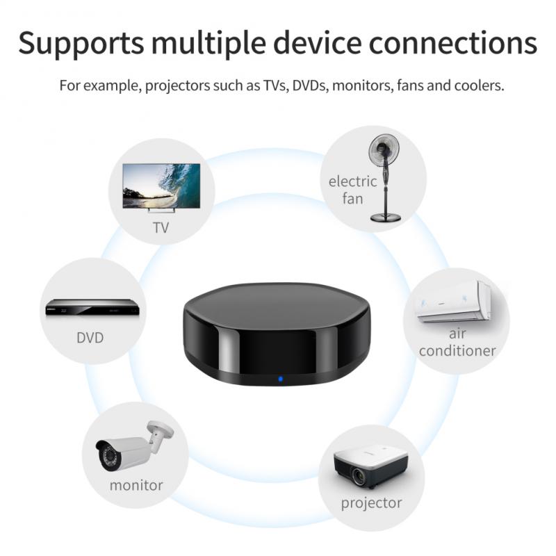 Bluetooth Multi-Mode Gateway WiFi IR Wireless Remote Controller Smart Home Bridge Works With Alexa Google Home